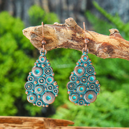 Vintage Geometric Earrings Set Bohemian Style