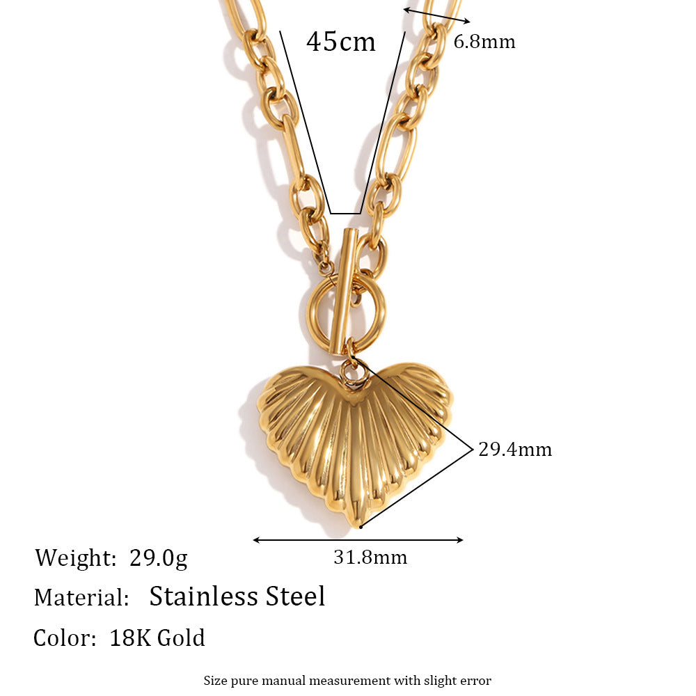 2+ Irregular Chain Love Pendant Necklaces
