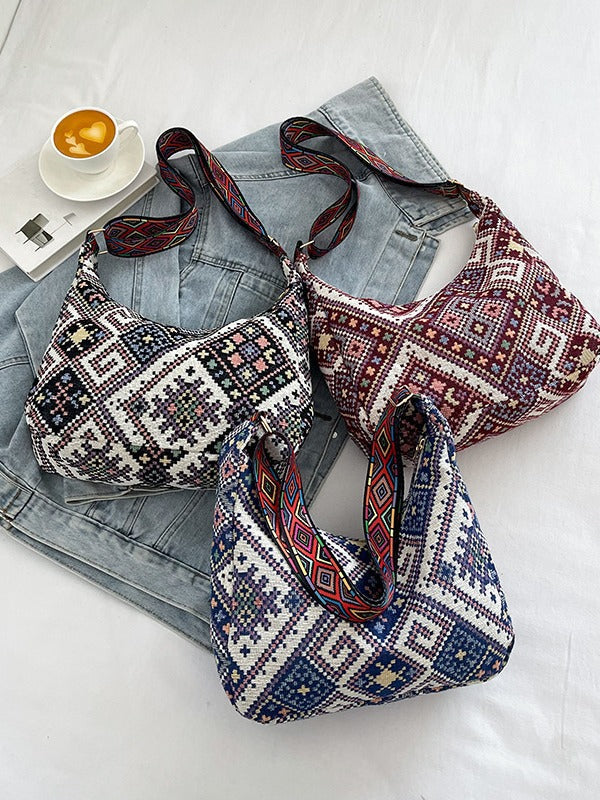 Canvas Tote Bag For Women Trendy Casual Multi-Purpose Crossbody Bag