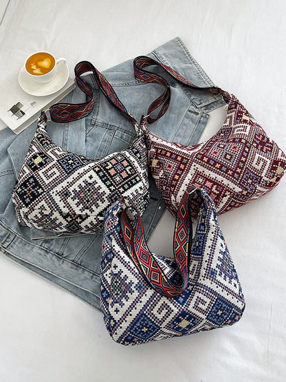 Canvas Tote Bag For Women Trendy Casual Multi-Purpose Crossbody Bag