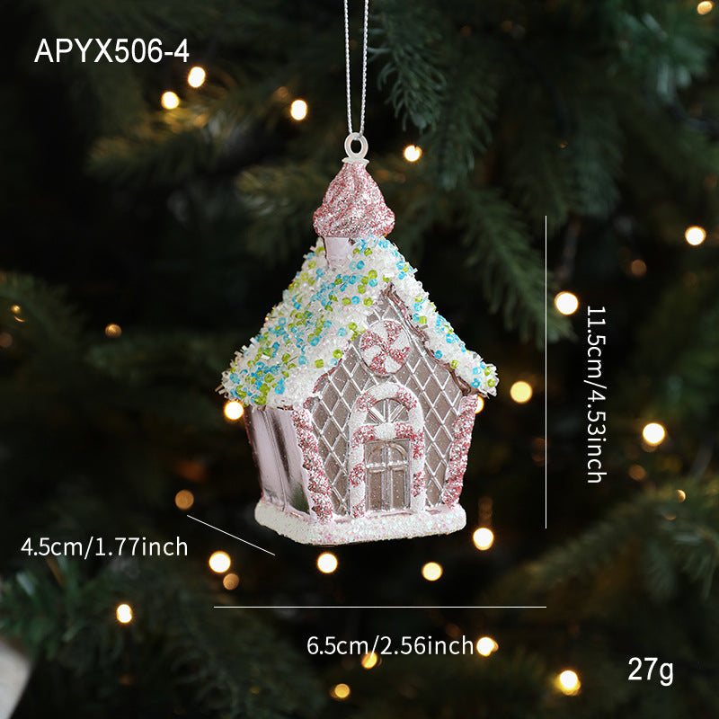 Sparking Cartoon Pendant Christmas Hanging Ornament