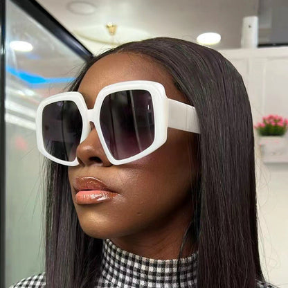 Trendy Oversized Oval Sunglasses for Women