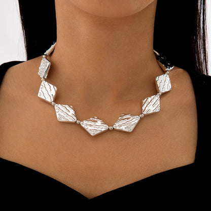 Trendy Ccb Letter Choker Necklace With Handmade Pearl Bow