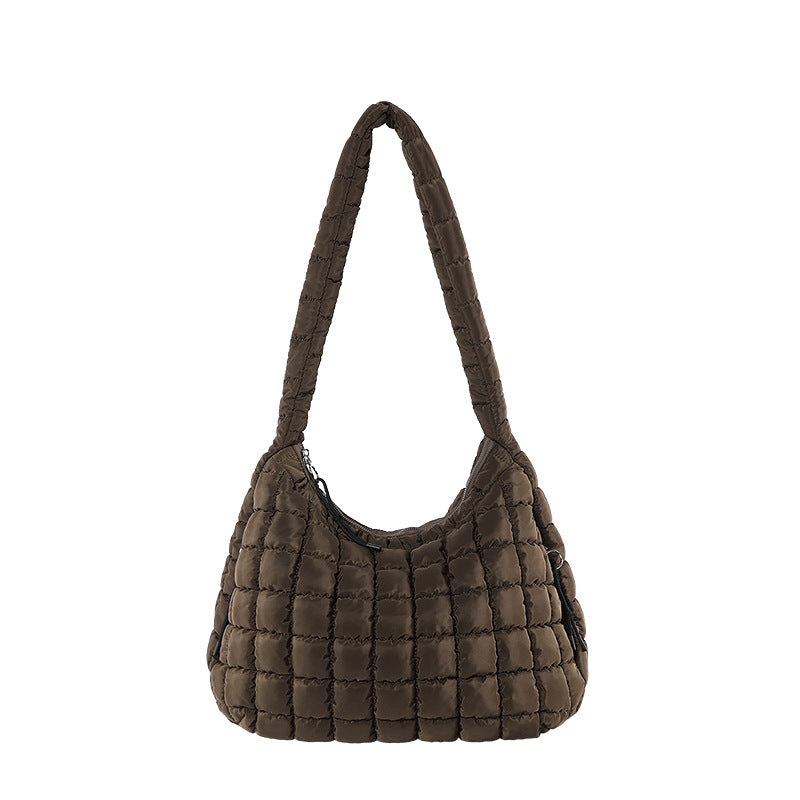 Solid Color Cloud Bag Large Capacity Shoulder Bag