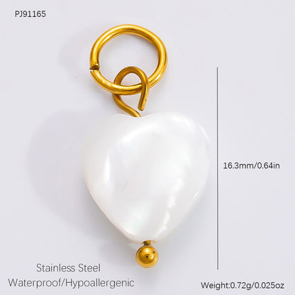 Fashionable DIY Jewelry Pendant Necklace Stainless Steel 18K Gold Plated