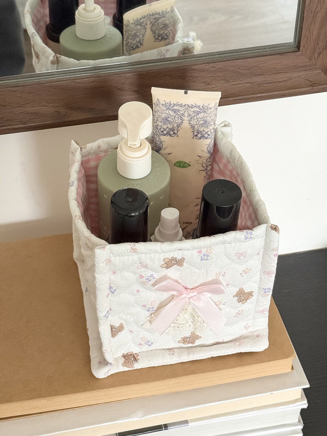 Sweetheart Lace Square Storage Bins Trendy Home Decor