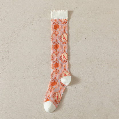 Rufia - Adorable Patterned Summer Stockings