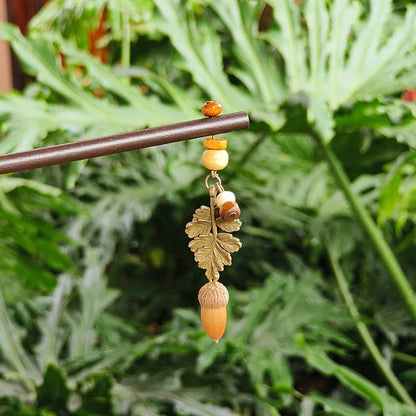 Flower Hairpin Handmade Alloy Hair Accessories Ethnic Style