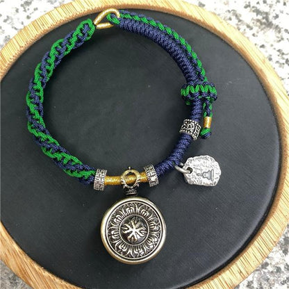 Tibetan Ethnic Zakiram Bracelet Hand-Woven Rope Bracelet