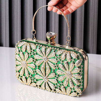 Fashionable Evening Clutch with Rhinestones