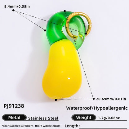 Trendy DIY Jewelry Accessories Heart Shaped Pendant Necklace and Bracelet Set