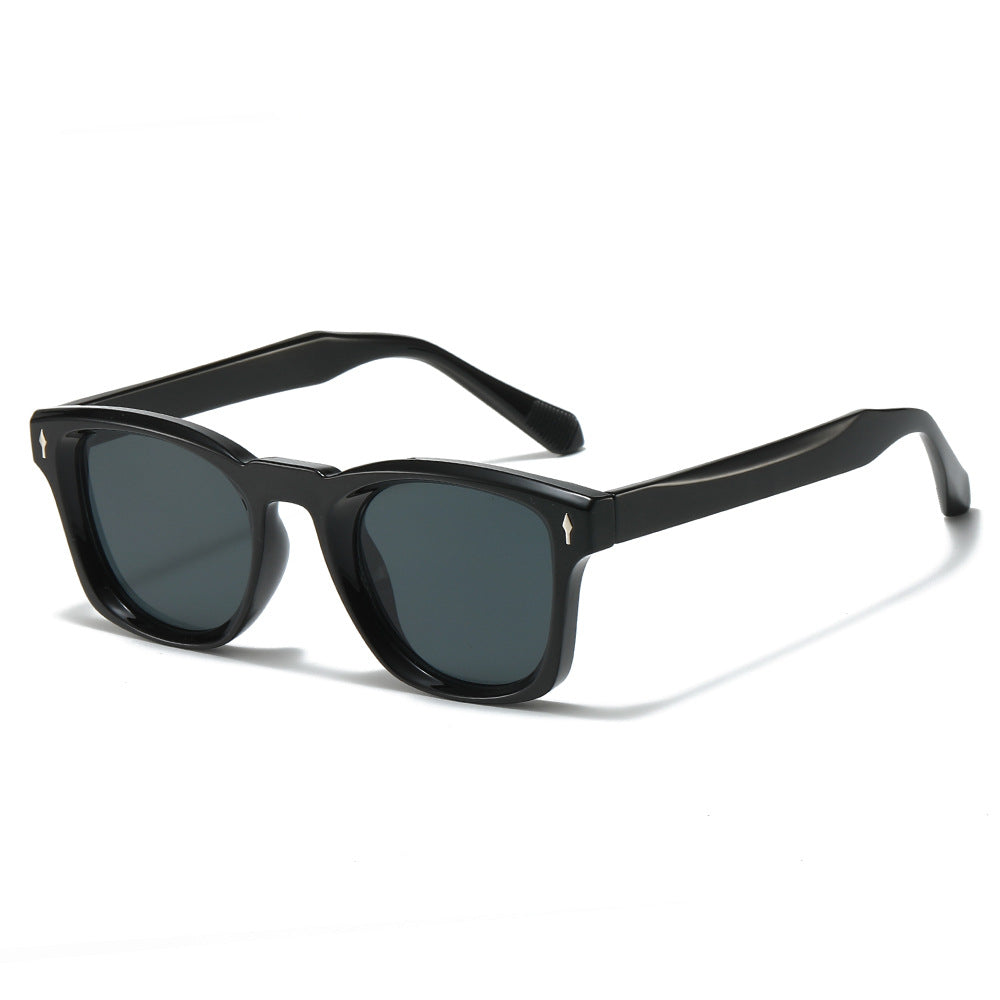 Stylish Square Sunglasses with Bullet Design for Men and Women