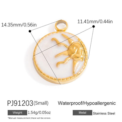Luxury Stainless Steel Jewelry Accessories Elegant Heart-Shaped Stones