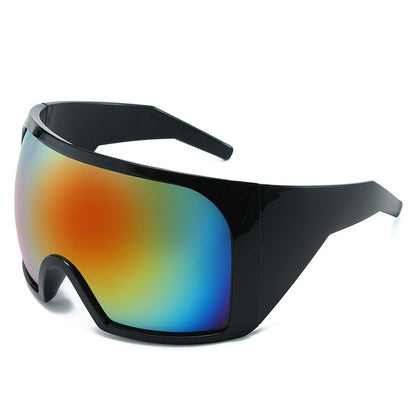 Futuristic Wraparound Sunglasses for Men and Women