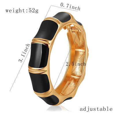 Irregular Metal Acrylic Layered Bracelets
