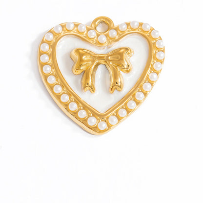 Colorful Fish DIY Pendant Jewelry Accessories Stainless Steel Retro Style
