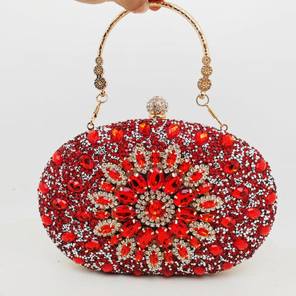 Luxury Rhinestone Evening Clutch Bag for Parties
