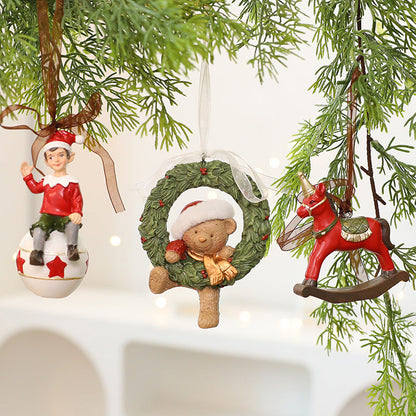 Colorful Christmas Tree Hanging Ornament