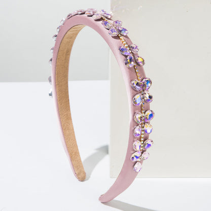 Baroque Style Rhinestone Headband Elegant Hair Accessory