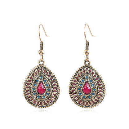 Bohemian Geometric Drop Earrings Zinc Alloy Dangle Jewelry