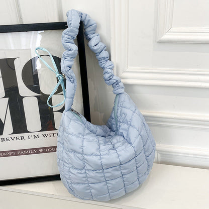 Trendy Nylon Cloud Bag Soft Casual Shoulder Bag