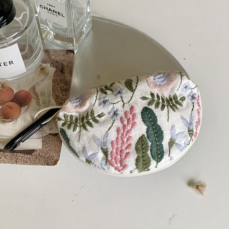 Embroidered AirPods Pro 2 Case with Floral Design