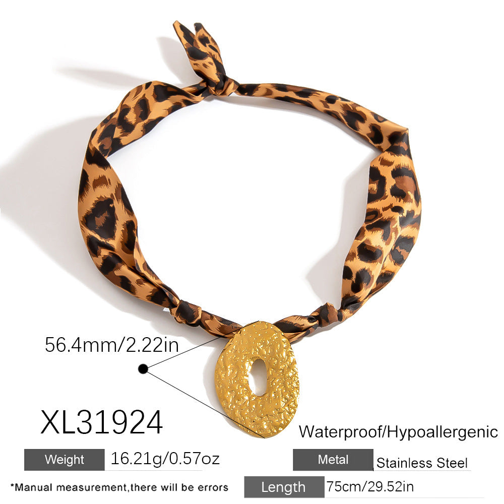 Ocean Series Pendant Scarf Necklace Stylish Casual