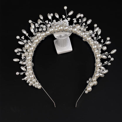 Trendy Alloy Leaf Hairband Elegant Casual Headband