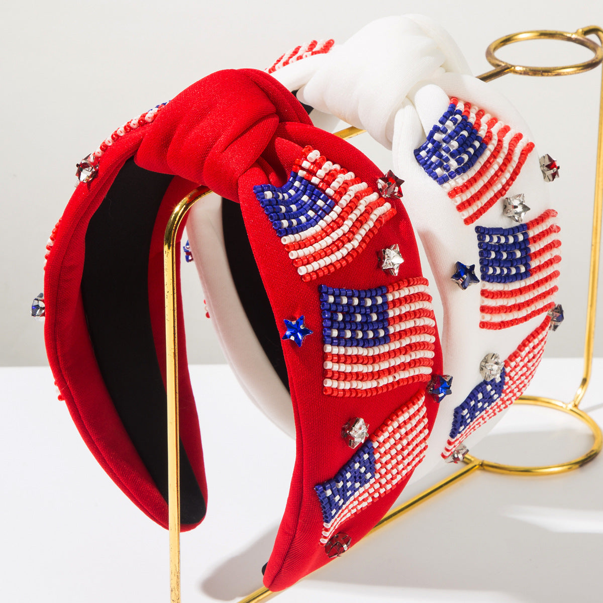 Creative American Flag Rhinestone Headband for Independence Day