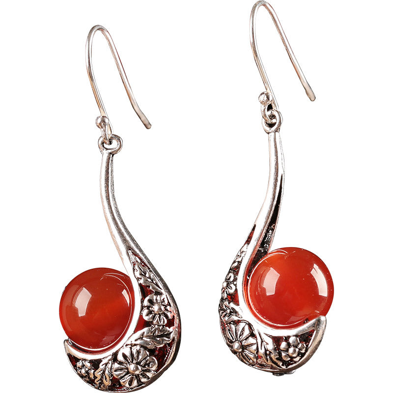 Antique Earrings Temperament Personality Versatile Pendant Simple And Generous Earrings