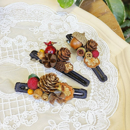 Vintage Floral Hair Clips Sweet Girl Hair Accessories
