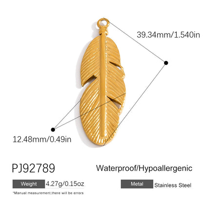 Colorful Oil-Drop Fish Heart Pendant Steel DIY Jewelry Accessories
