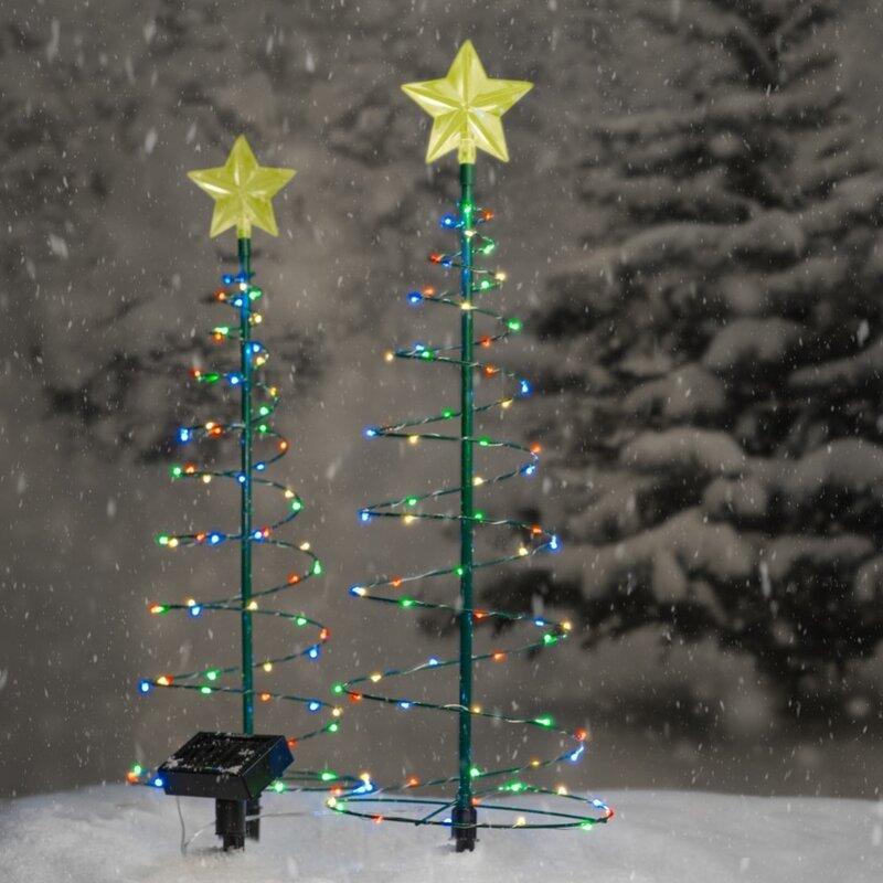 Solar Christmas Tree Outdoor Courtyard Led Lights