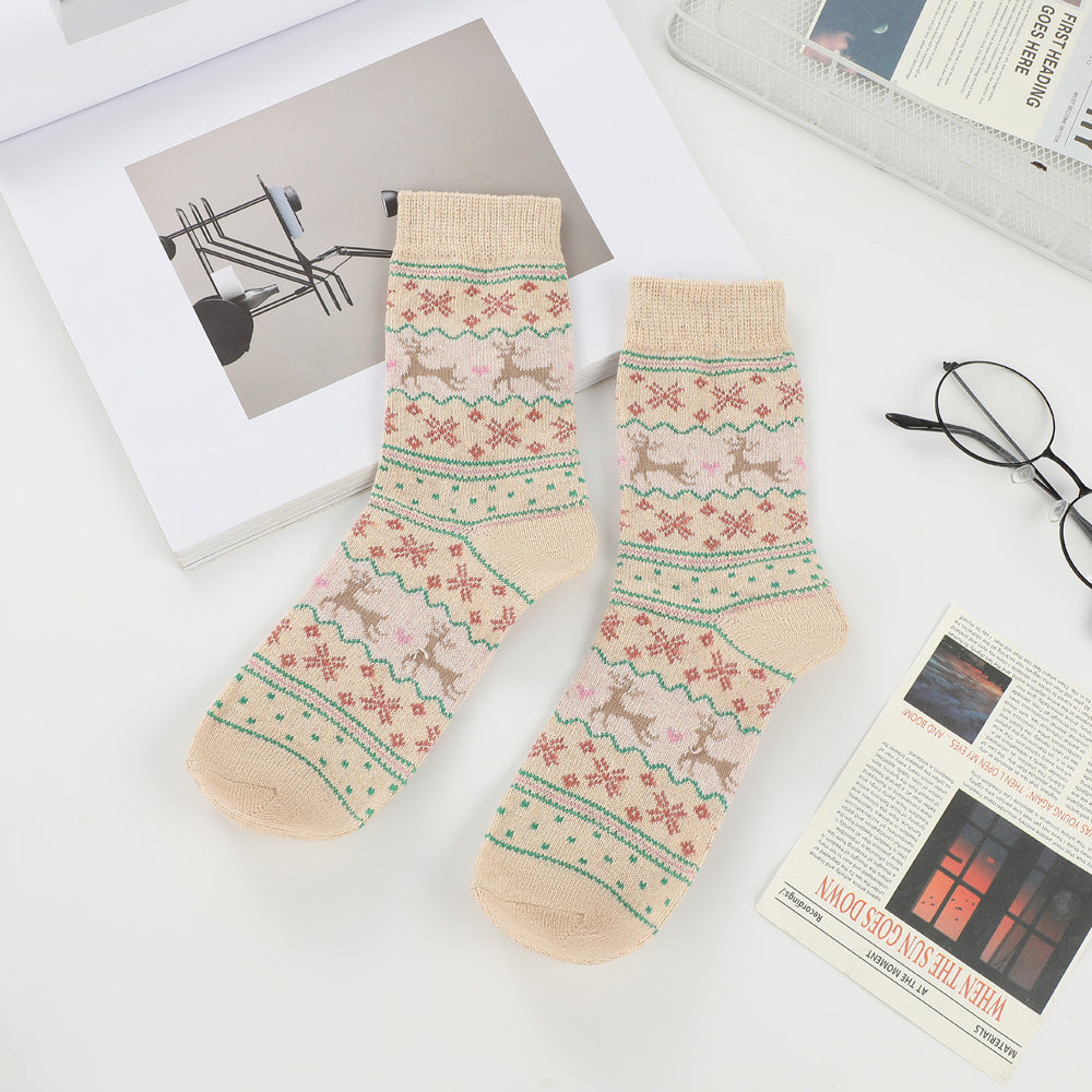 Christmas Cute Thick Warm Crew Socks