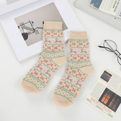 Christmas Cute Thick Warm Crew Socks