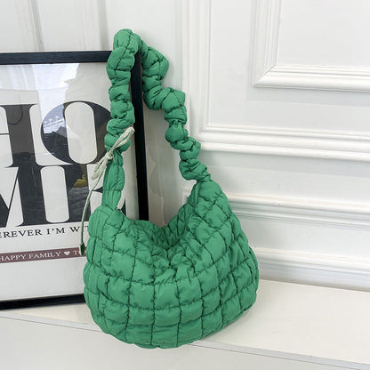 Trendy Nylon Cloud Bag Soft Casual Shoulder Bag