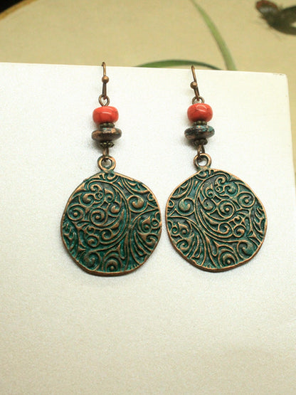 Retro National Temperament Earrings Goddess Jewelry Earrings Exaggerated Long Earrings