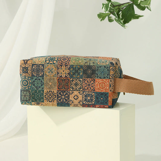 Cartoon Print Large Capacity Makeup Bag
