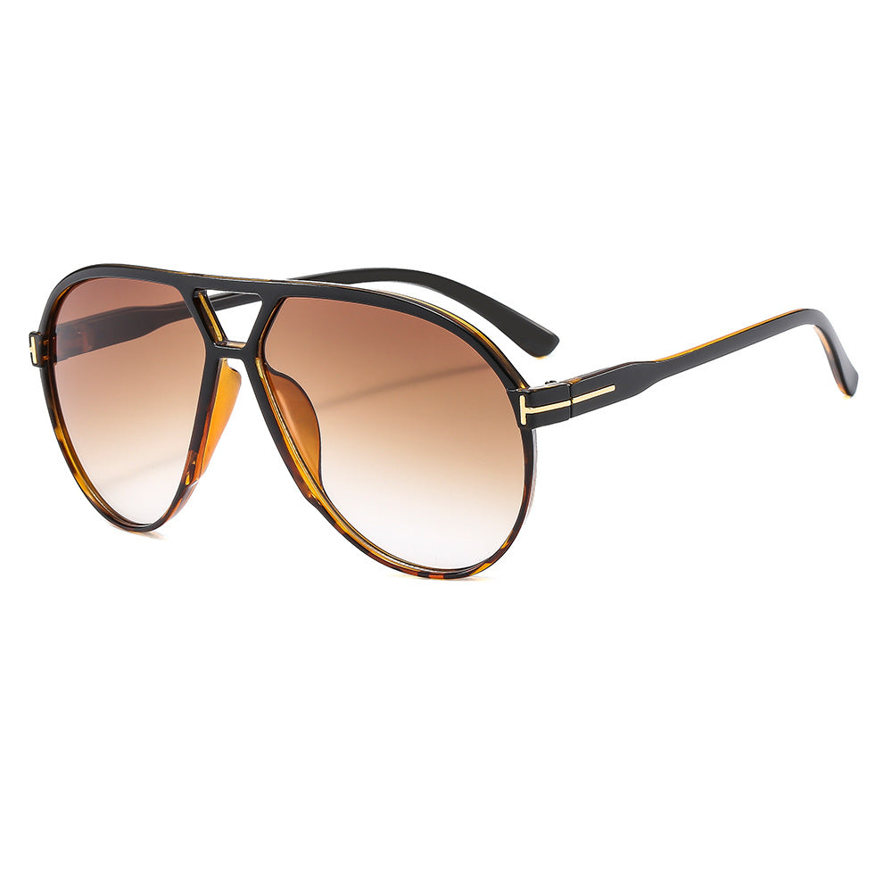 Trendy Oversized Square Sunglasses with UV400 Protection