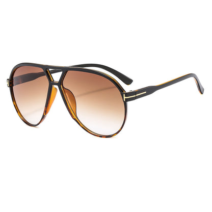 Trendy Oversized Square Sunglasses with UV400 Protection
