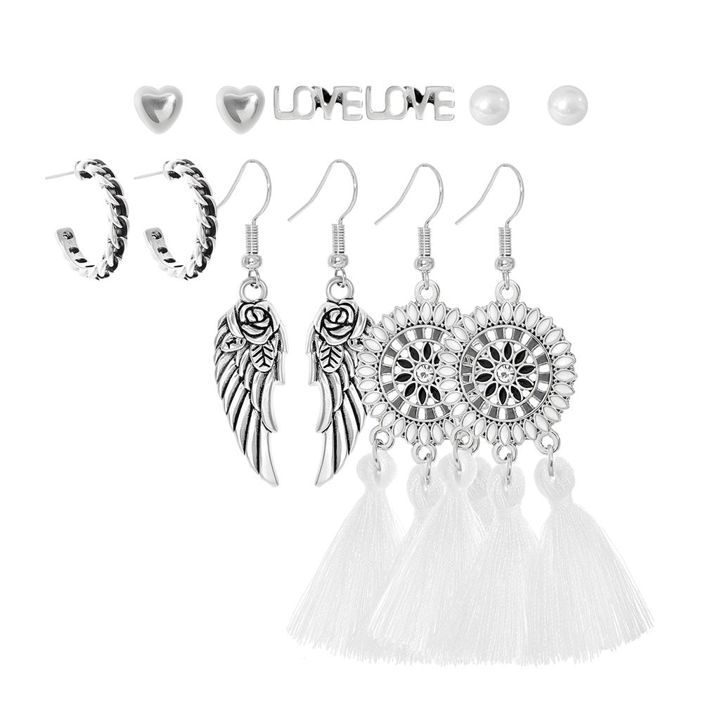 Bohemian Vintage Hollow Circle Earrings for Women