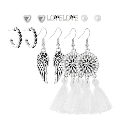 Bohemian Vintage Hollow Circle Earrings for Women
