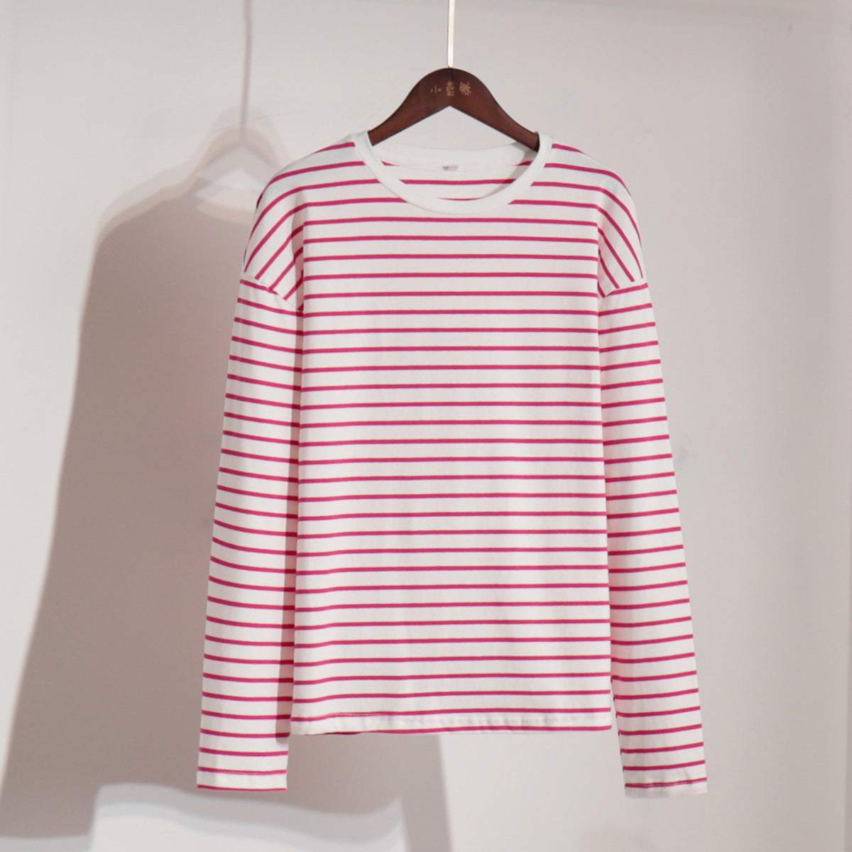 Long Sleeve Striped T-Shirt Casual Cotton Top