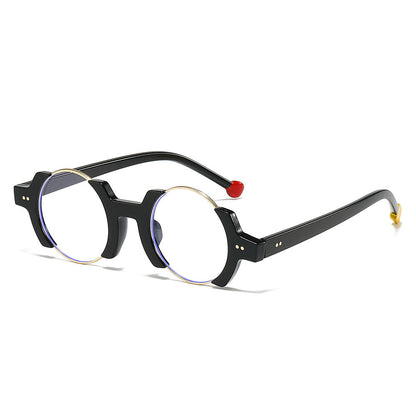 Trendy Colorful Round Frame Eyeglasses for Casual Style
