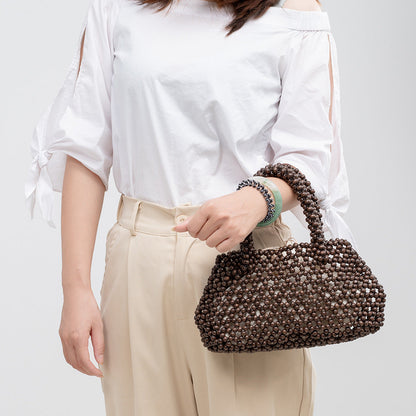 Handmade Wooden Bead Handbags