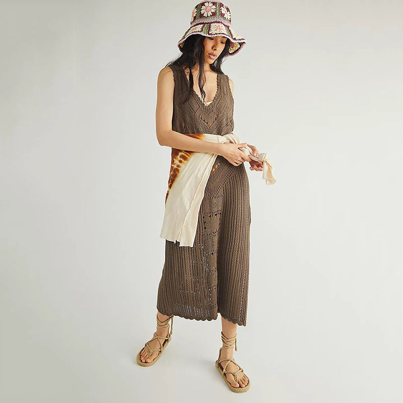 Beach Blousevest Knit Blousebeach Knit Resort Skirt