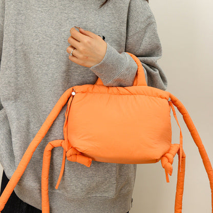 Lightweight Nylon Bucket Bag for Women