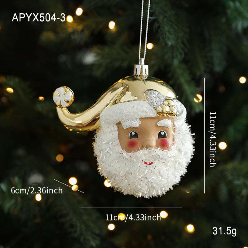 Sparkly Cartoon Charm Christmas Hanging Ornament