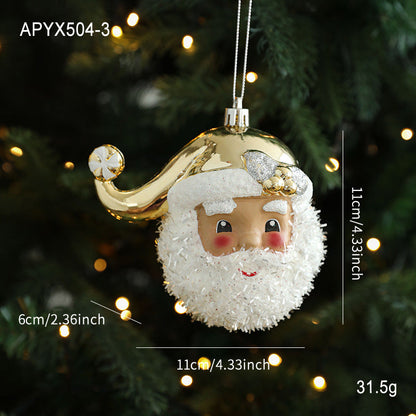 Sparkly Cartoon Charm Christmas Hanging Ornament