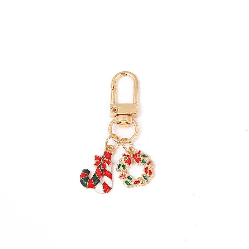 Christmas Theme Cute Reindeer Metal Bag Charm